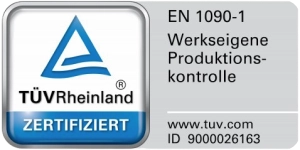 TÜV Rheinland - Zertifikat